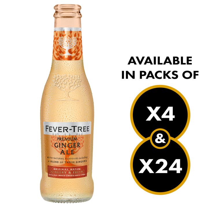Fever-Tree Premium Ginger Ale 200ml Bottles