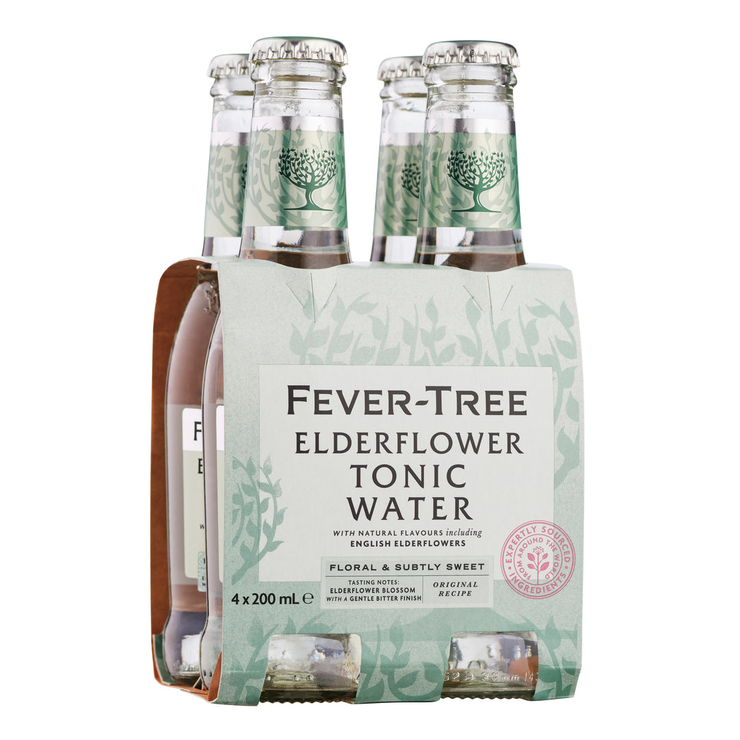 Fever-Tree Elderflower Tonic Water 200ml Bottles