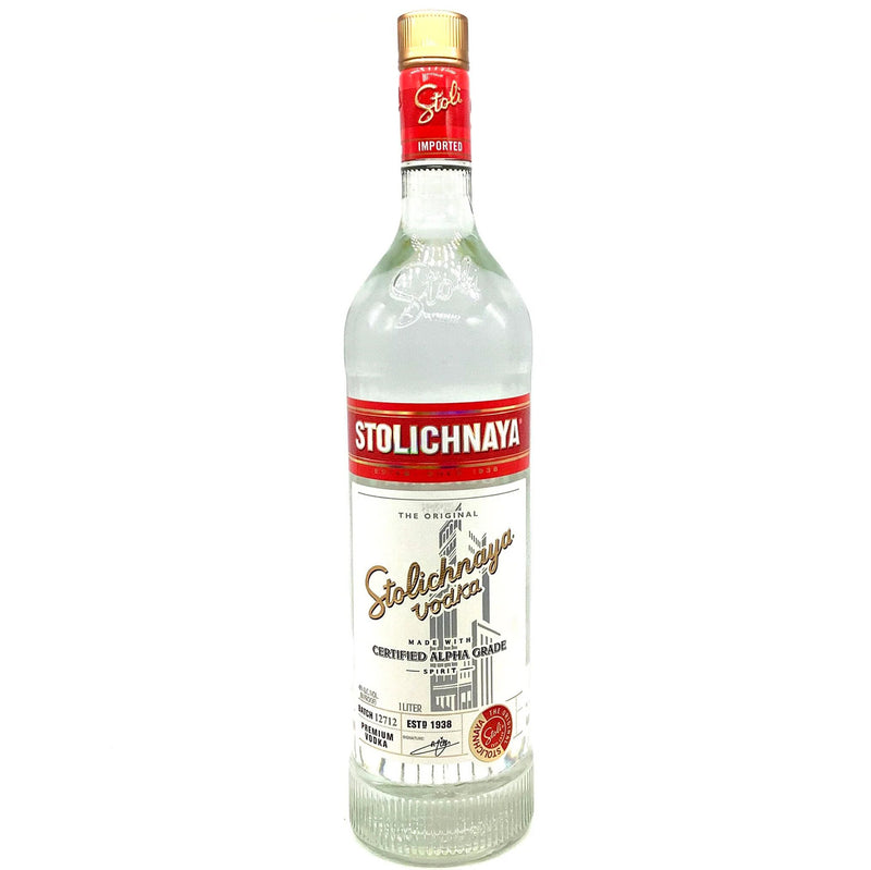 Stolichnaya (Stoli) Vodka 1000ml - The Spirit of Change