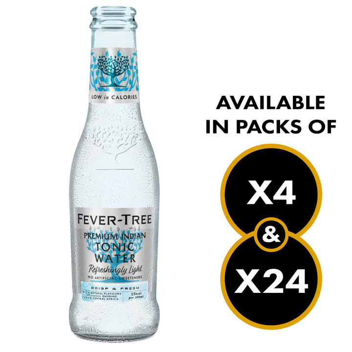 Fever-Tree Refreshingly Light Tonic Water 200ml Bottles