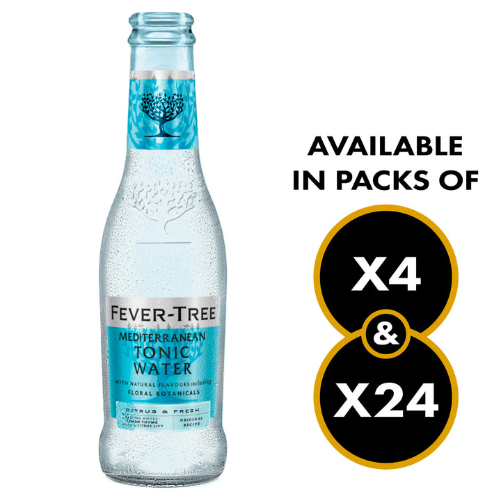 Fever-Tree Mediterranean Tonic Water 200ml Bottles