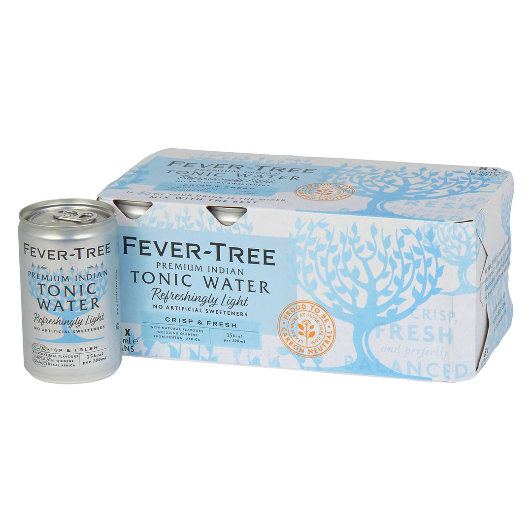 Fever-Tree Refreshingly Light Indian Tonic Water 150ml Cans