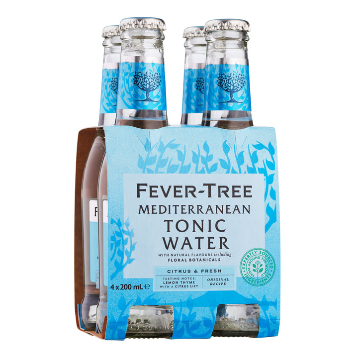 Fever-Tree Mediterranean Tonic Water 200ml Bottles