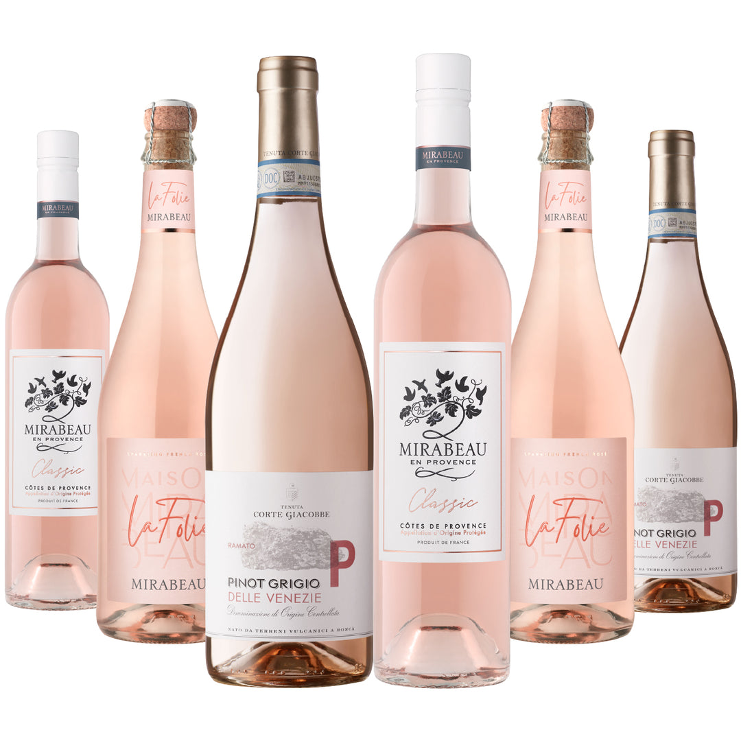 Rosé Lovers Mixed Case of 6 Bottles