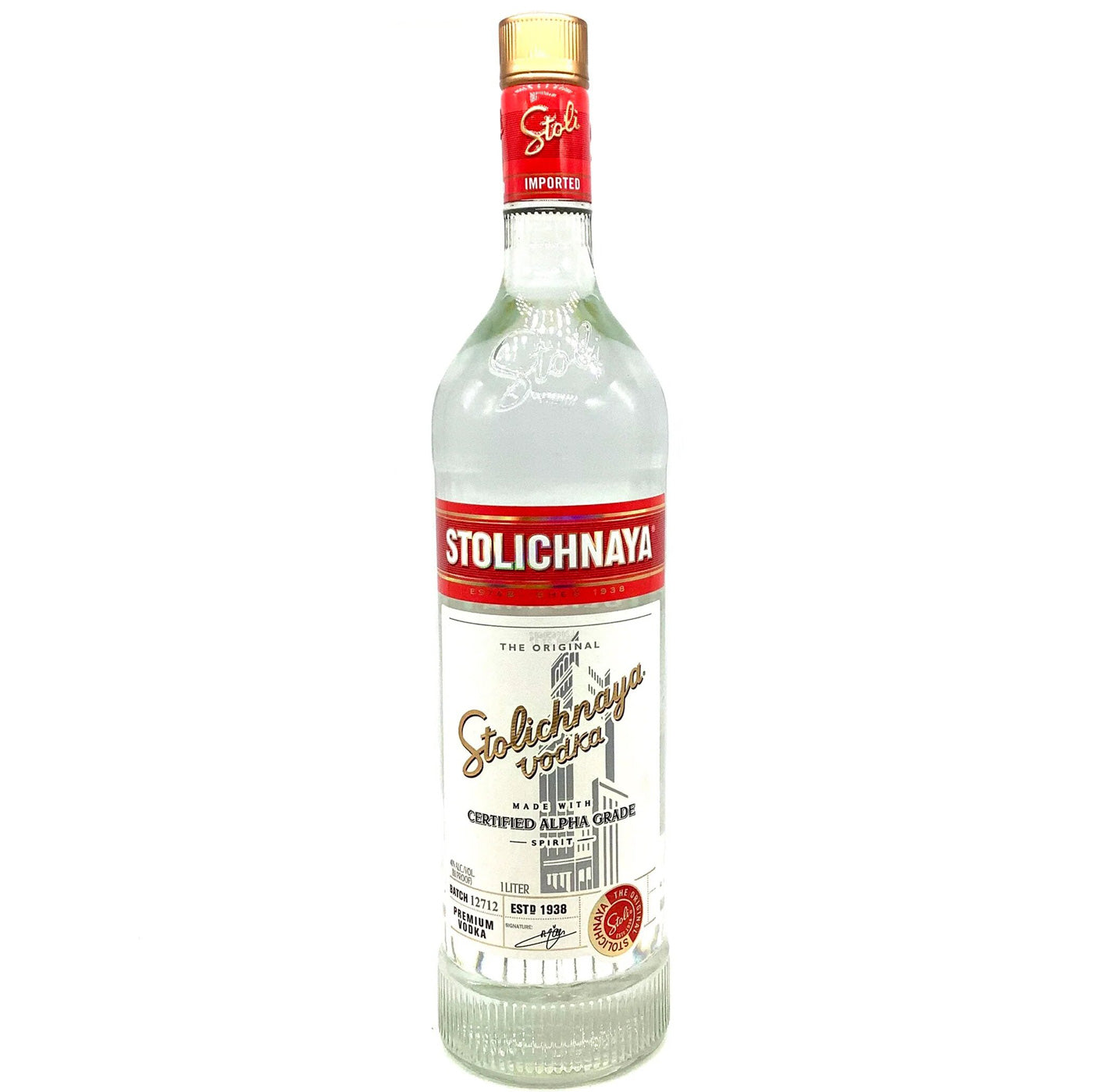 Stolichnaya (Stoli) Vodka 1000ml - The Spirit of Change – Victoria Wines